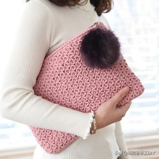 毛线钩编织教程全过程,编织姑娘的视频教程