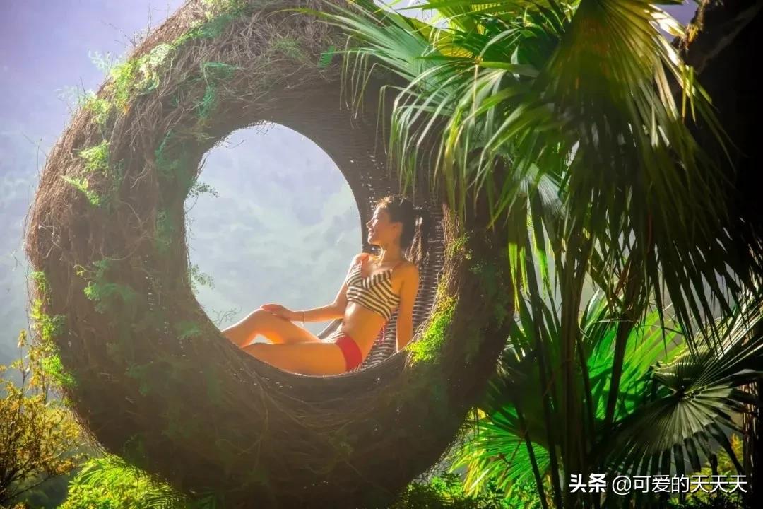 郴州莽山森林温泉图片高清,郴州莽山网红无边温泉