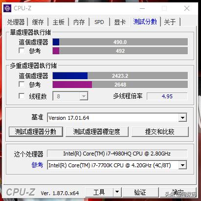 cpui7-9750h能不能超频,i74980hq超频