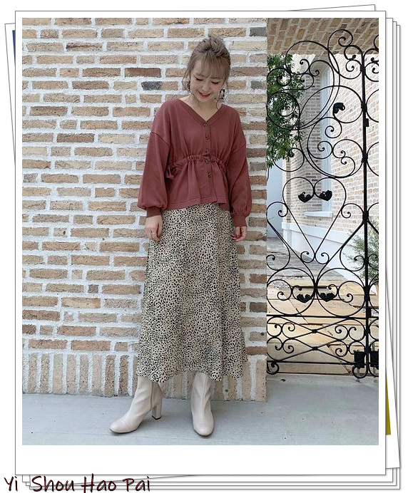 豹纹裙的穿搭,豹纹裙ins风穿搭