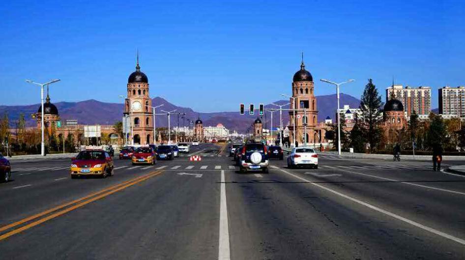 中国黑龙江漠河的县城,黑龙江有一座小城