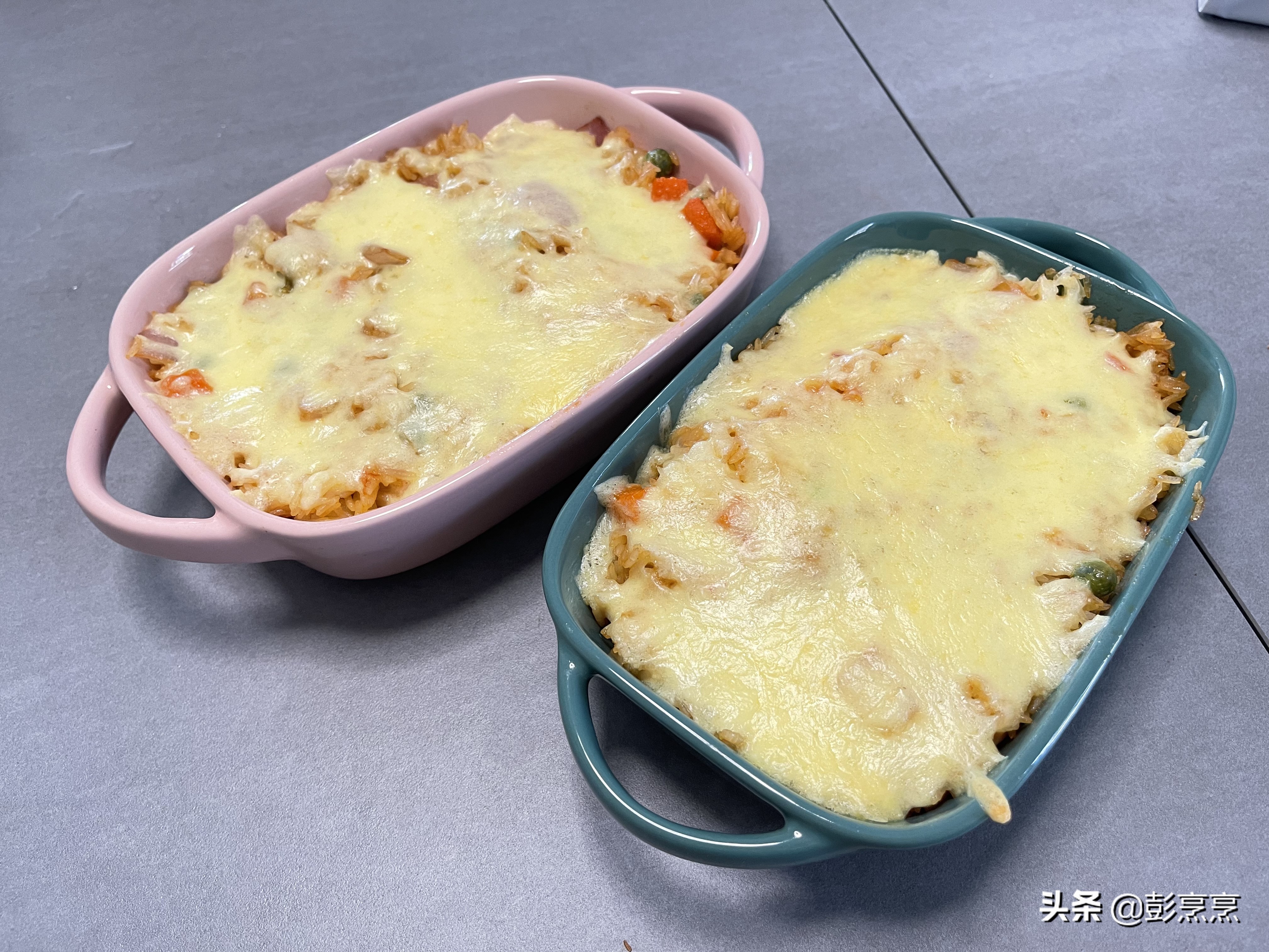 家庭版海鲜芝士焗饭,盘点国庆宅在家自制美食