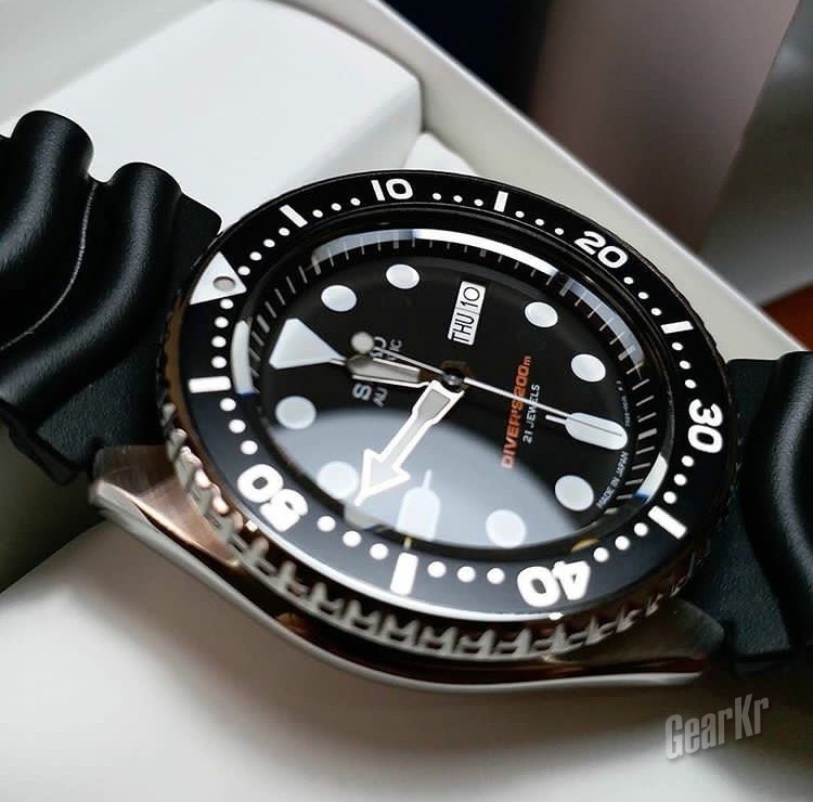 绿水鬼手表seiko5,seiko精工经典水鬼