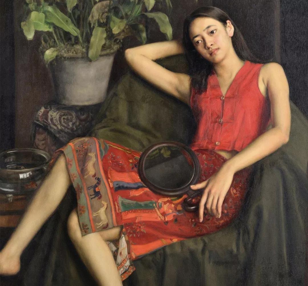 新婚作画拍卖,新婚画妻子