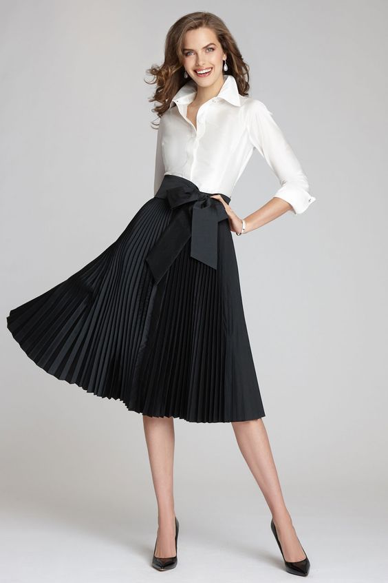 中长半身裙套装搭配,a字裙半身裙秋冬款中长搭配