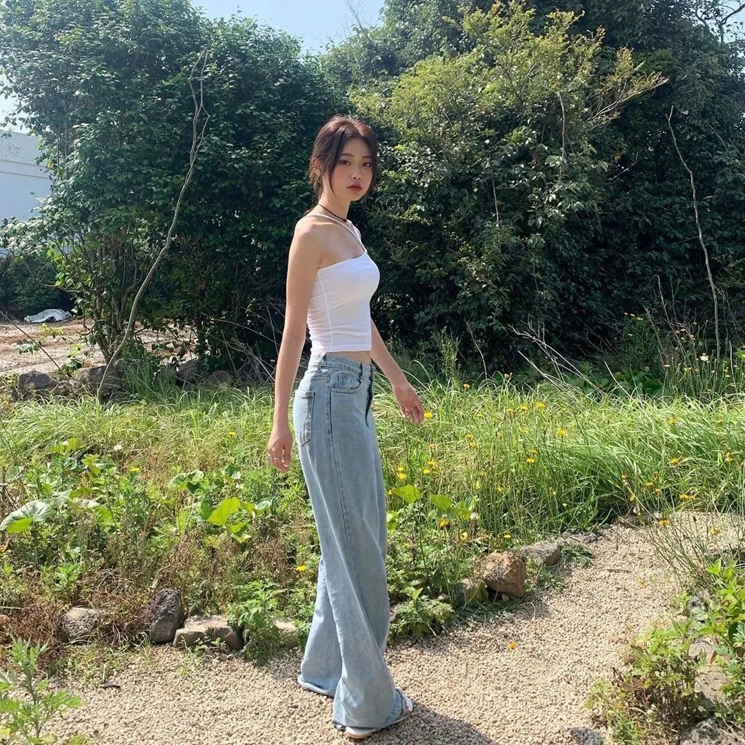 老爹裤的搭配才时髦,老爹裤让你显瘦又时髦