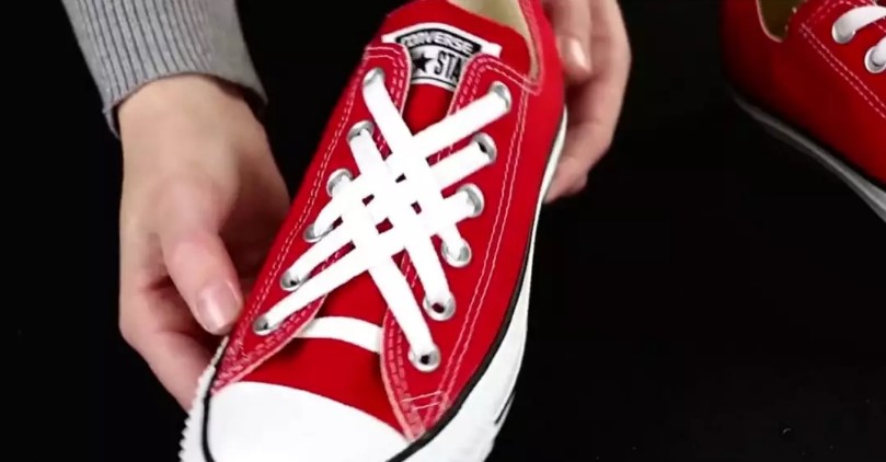 回头率超高鞋带,4种花式鞋带系法回头率超高