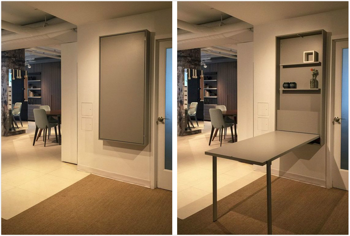 人一多餐桌就不够坐？来，大餐桌里套餐桌，平时不用1㎡也不多占