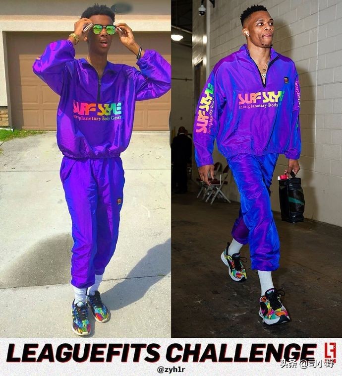 nba球星模仿秀,nba球星入场潮装模仿