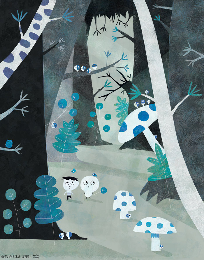 超有爱儿童插画临摹集,充满童趣的节日插画作品