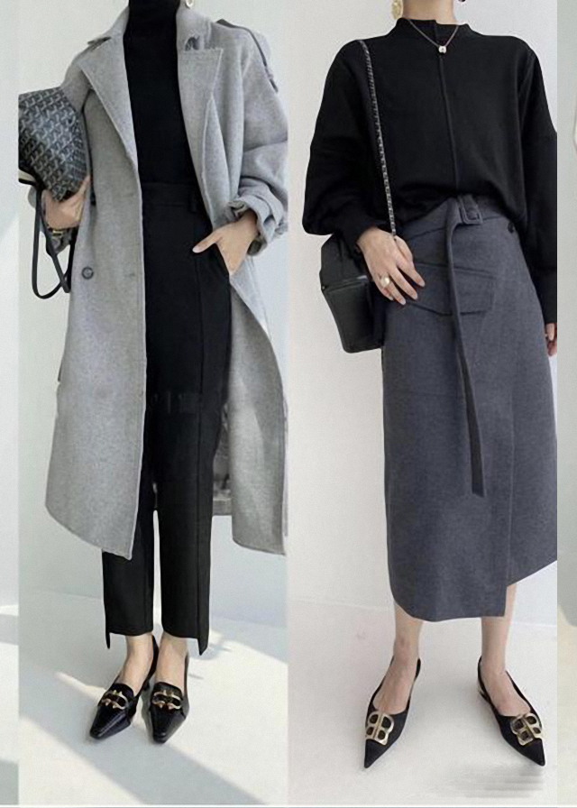 职业干练气质穿搭秋冬,职场休闲风穿搭女秋冬