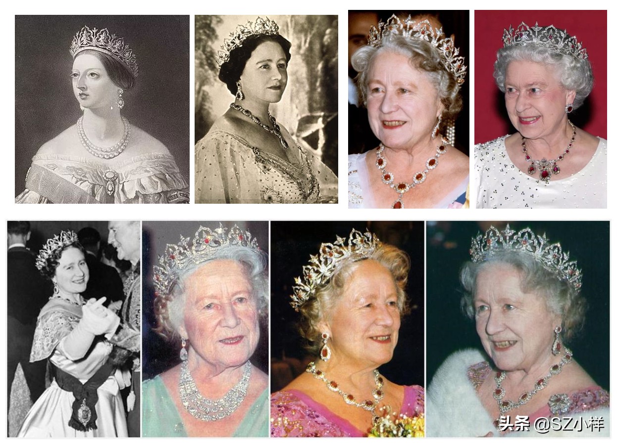 英国女王多奢侈,英国女王佩戴珠宝来源图