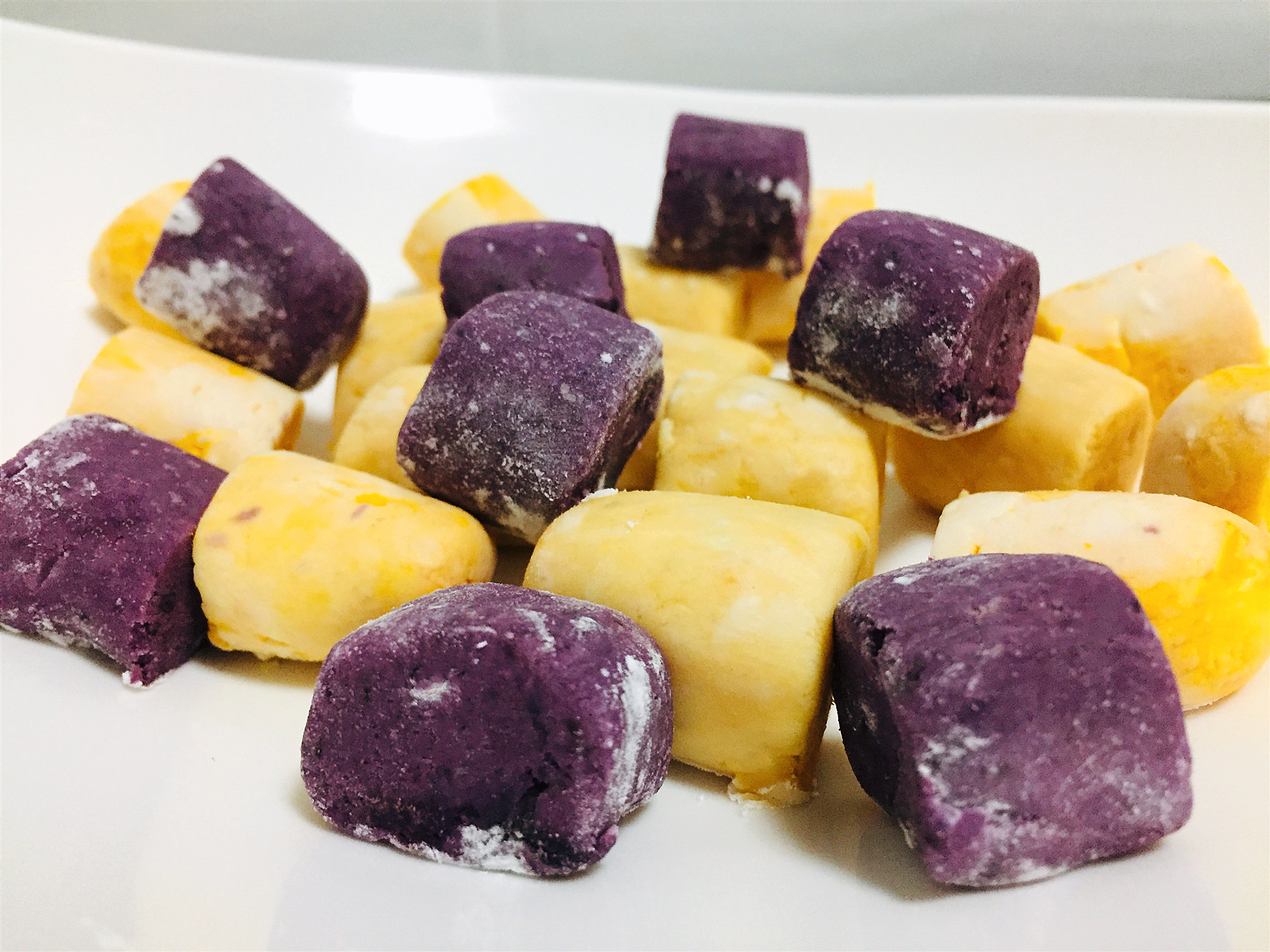 三色芋圆做法教程糯米粉,三色芋圆做法不用木薯粉