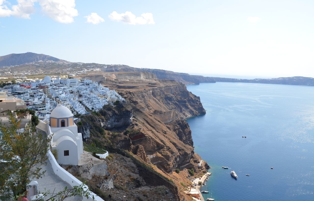 圣托里尼岛屿的故事,圣托里尼岛圣山半岛