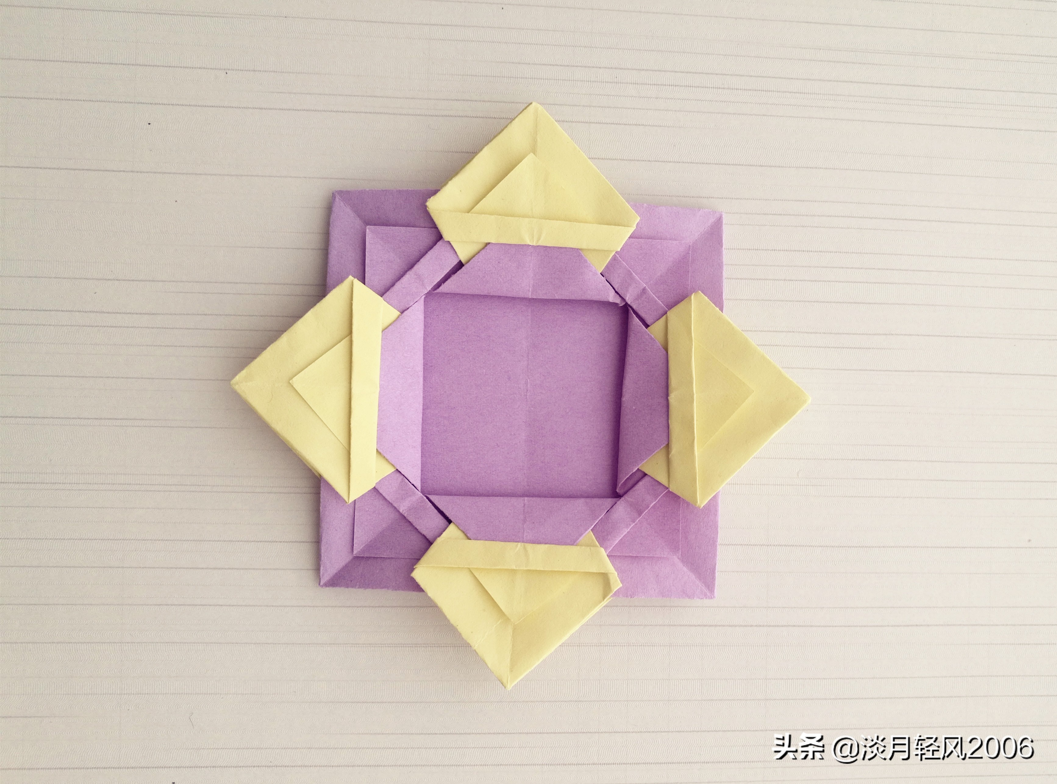 手工DIY制作花篮,简单折少女心的手工