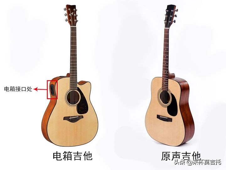 电箱吉他和加拾音器的吉他区别,初学者选吉他电箱还是原声