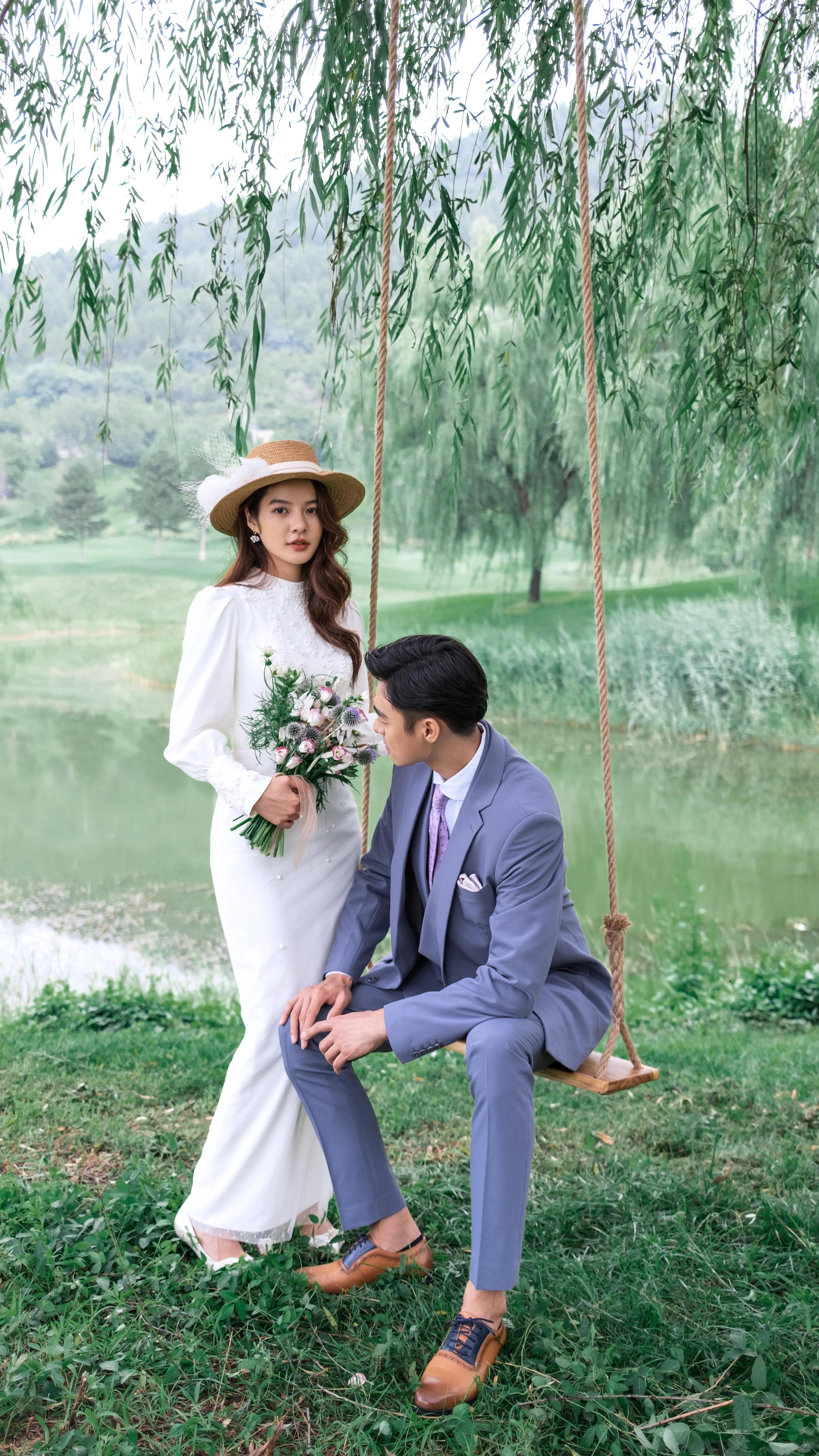 绝美超仙婚纱照,唯美意境婚纱照图片大全