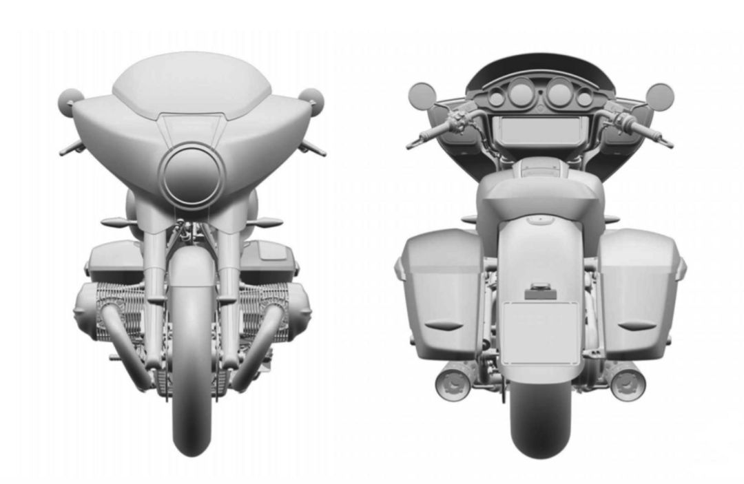 哈雷大滑翔最新款摩托车,哈雷旗舰滑翔2023最新款