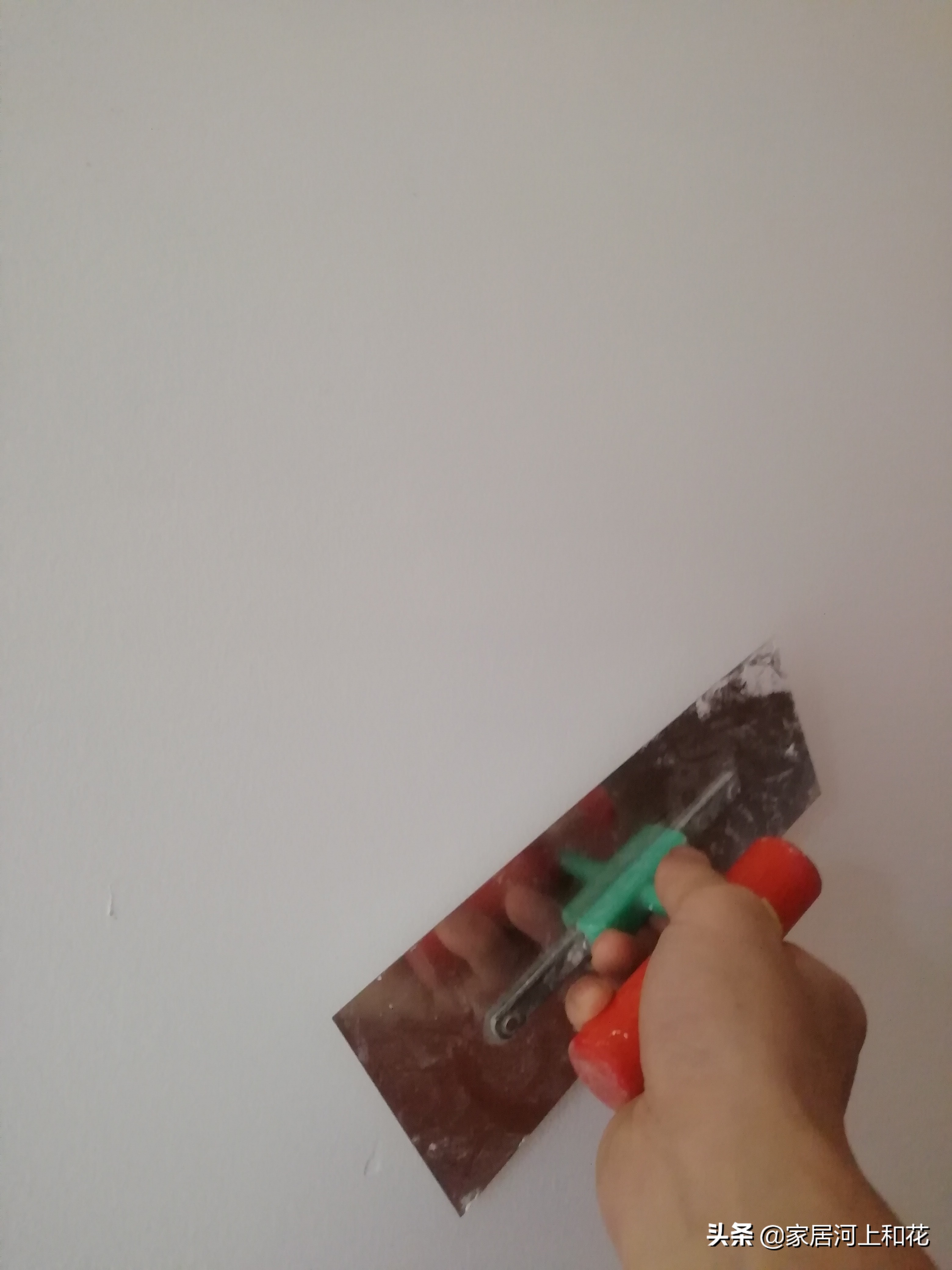 屋顶刮大白手法教程全过程,墙面刮大白教程全过程