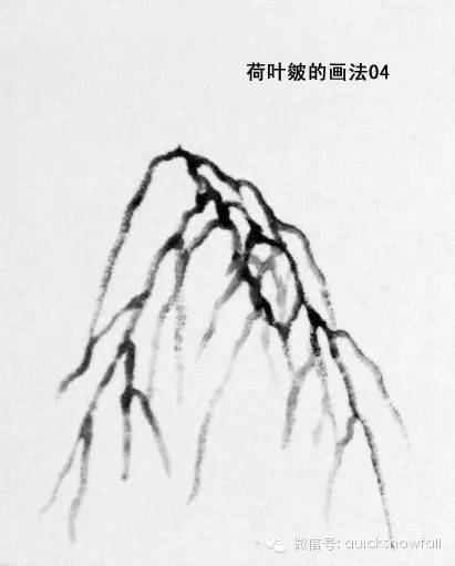 北派山水画山石画法,山水画技法山石的基本画法解析