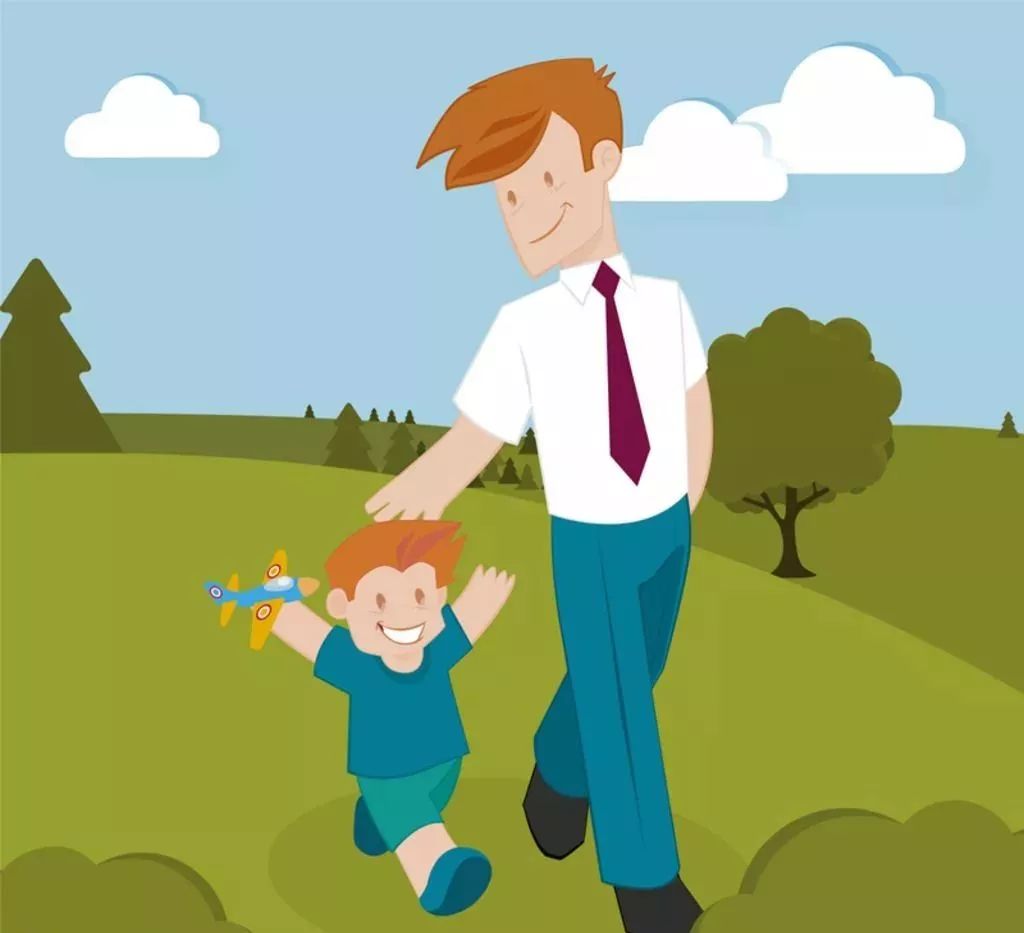 父亲节美术作品爸气十足,父亲节特别篇