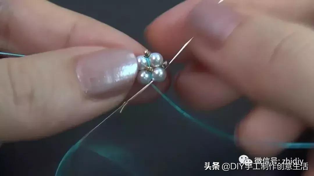 简单手工串珠戒指和发箍,戒指手工diy串珠慢视频