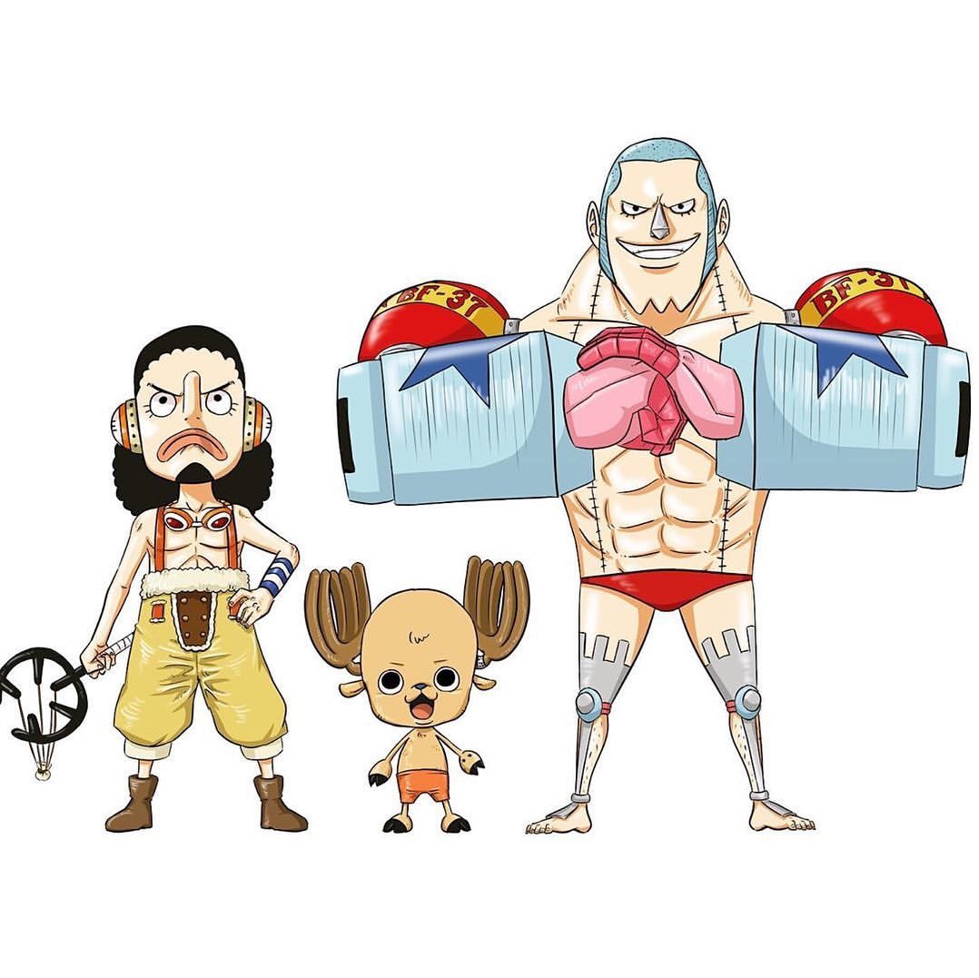 海贼王乌索普娜美乔巴三人组,海贼王mini