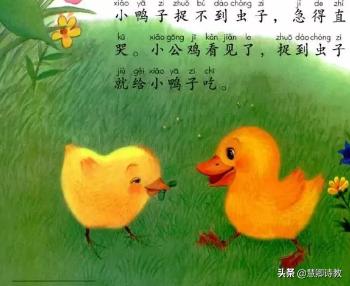 语文小公鸡和小鸭子讲解,语文微课堂小学