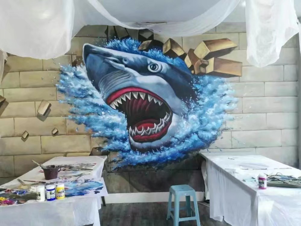 100幅经典画展,3d立体画超逼真大师