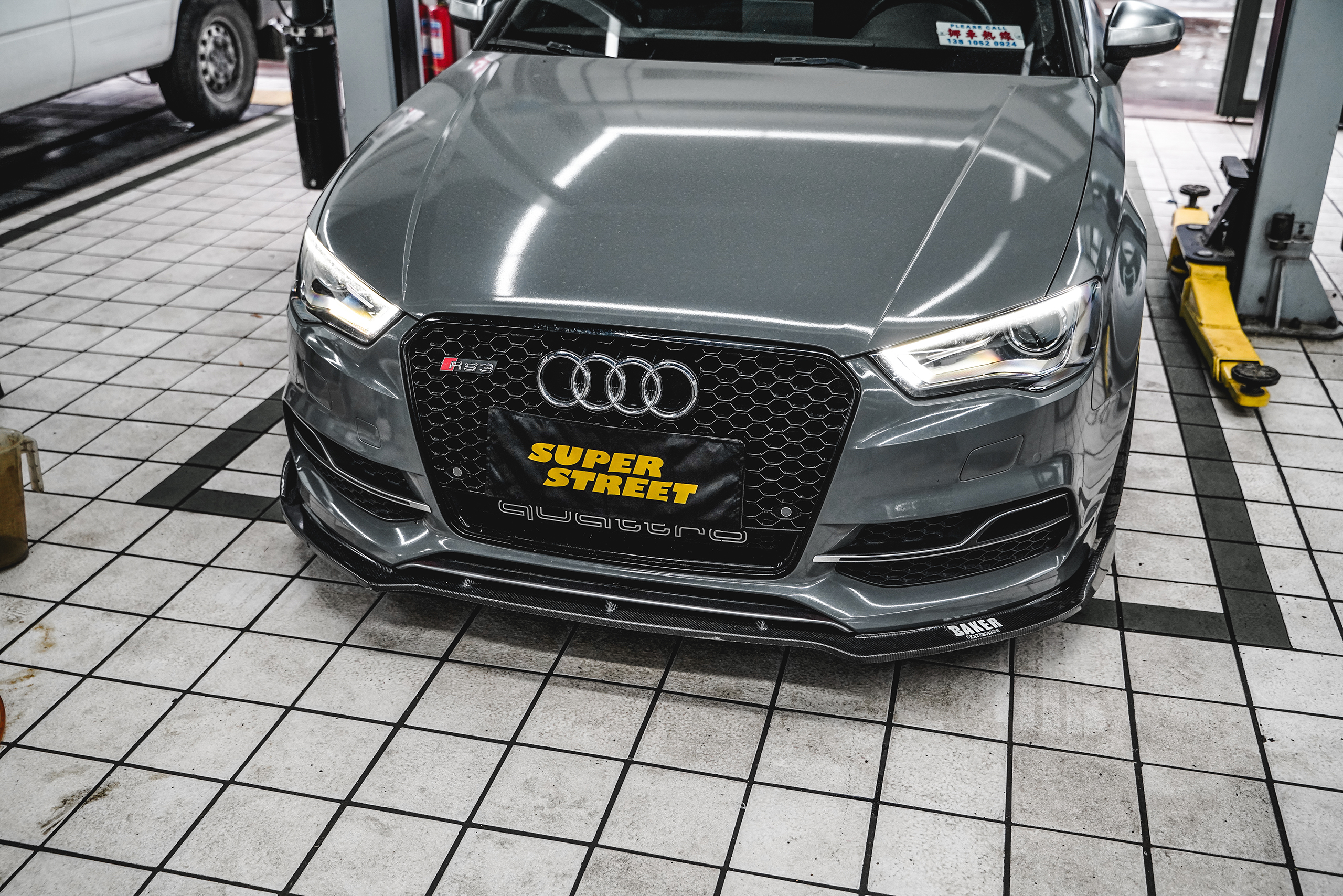 奥迪s3绞牙避震效果图,奥迪s3改装大涡轮