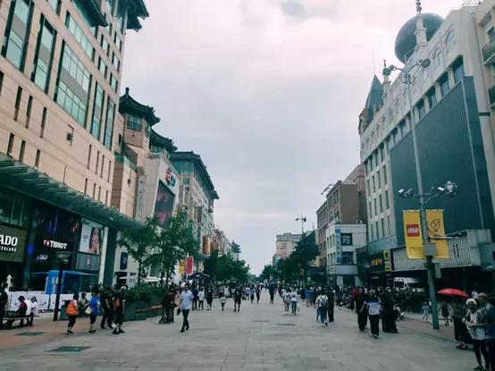 商业步行街景观设计效果图,现代商业街景观效果