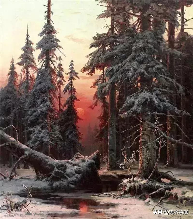 俄罗斯画家的风景油画,俄罗斯画家的油画艺术美到极致