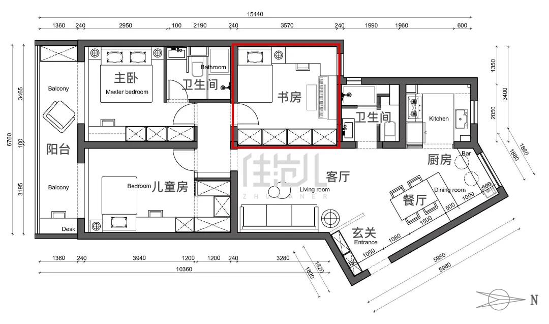 绝了!100㎡两娃之家零杂物,鸡肋空间原地增值20万