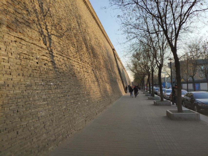 西安古城墙上的城门——朝阳门