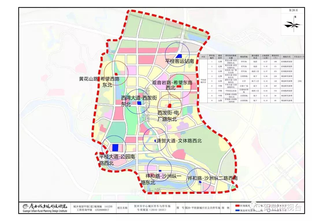 贺州停车区域划分,贺州多层机械停车位