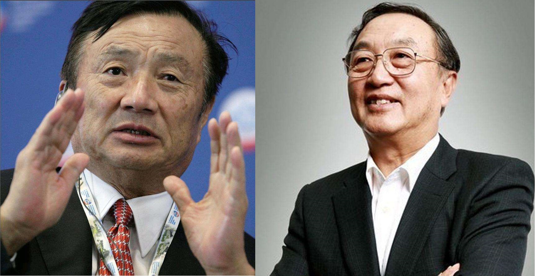 华为创始人任正非与两位思想家,联想柳传志华为任正非