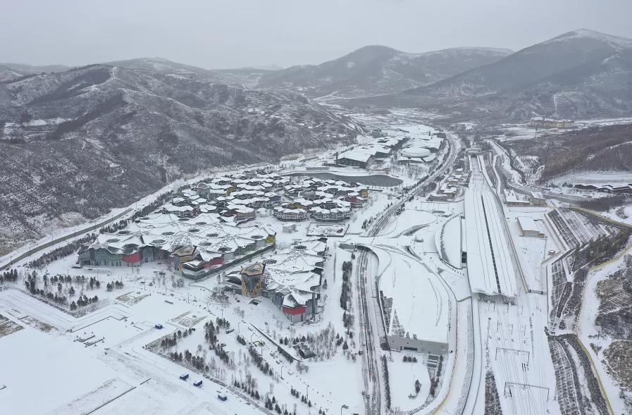 张家口崇礼奥运赛场情况视频,张家口世界冰雪大世界