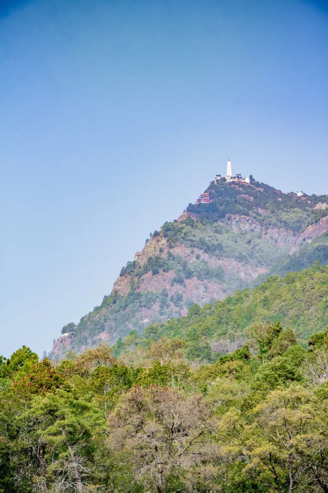 大理鸡足山奇观,从山角看大理鸡足山的传说