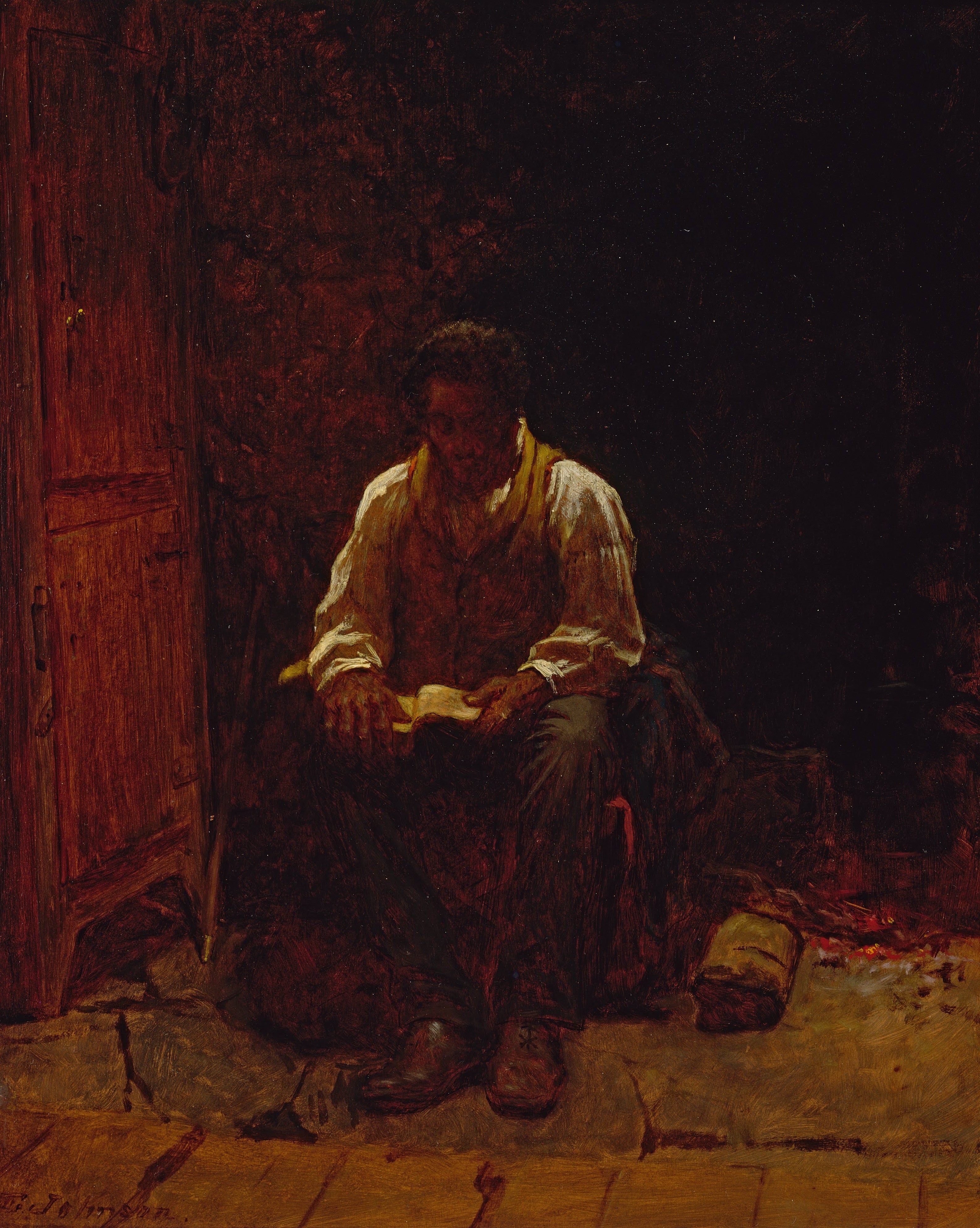 伊斯特曼约翰逊作品欣赏,伊斯特曼约翰逊油画