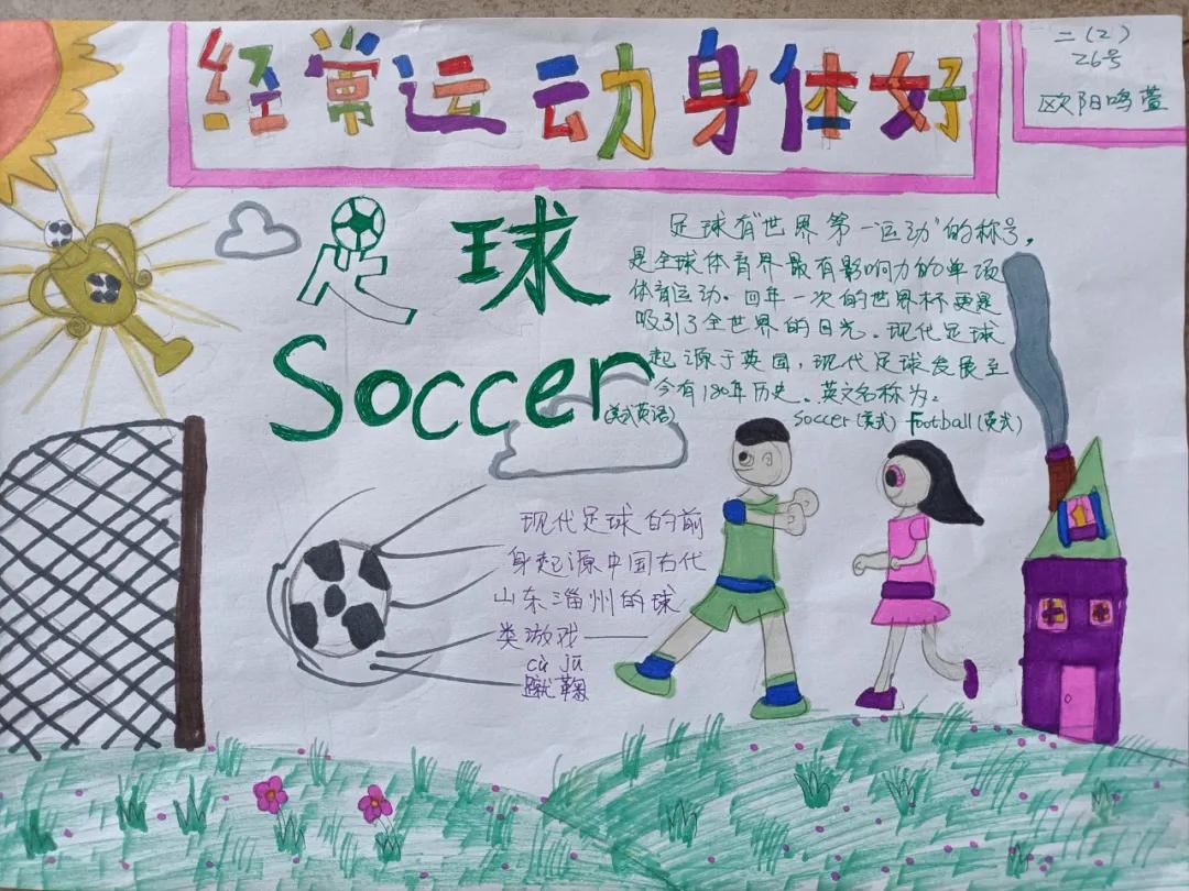 校园足球文化建设活动手抄报,以校园足球为主题的手抄报