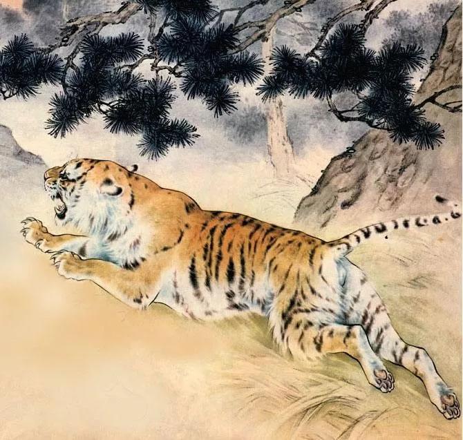 刘继卣画老虎,刘继卣的老虎画得最好