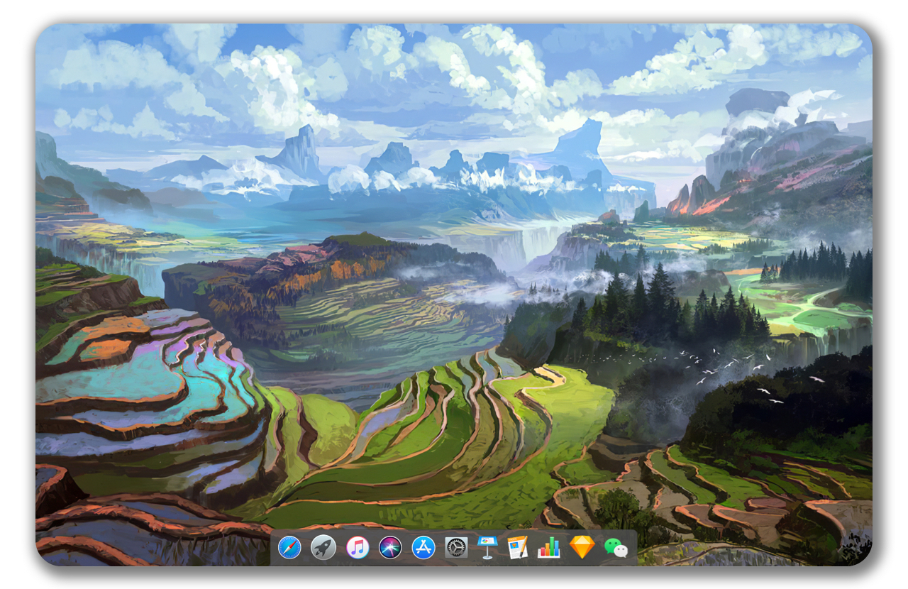 动漫插画风景壁纸,电脑壁纸风景简约高清