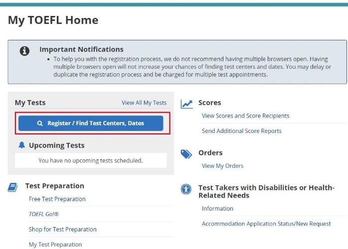 托福考试报名流程是什么样的,托福家考全流程文档
