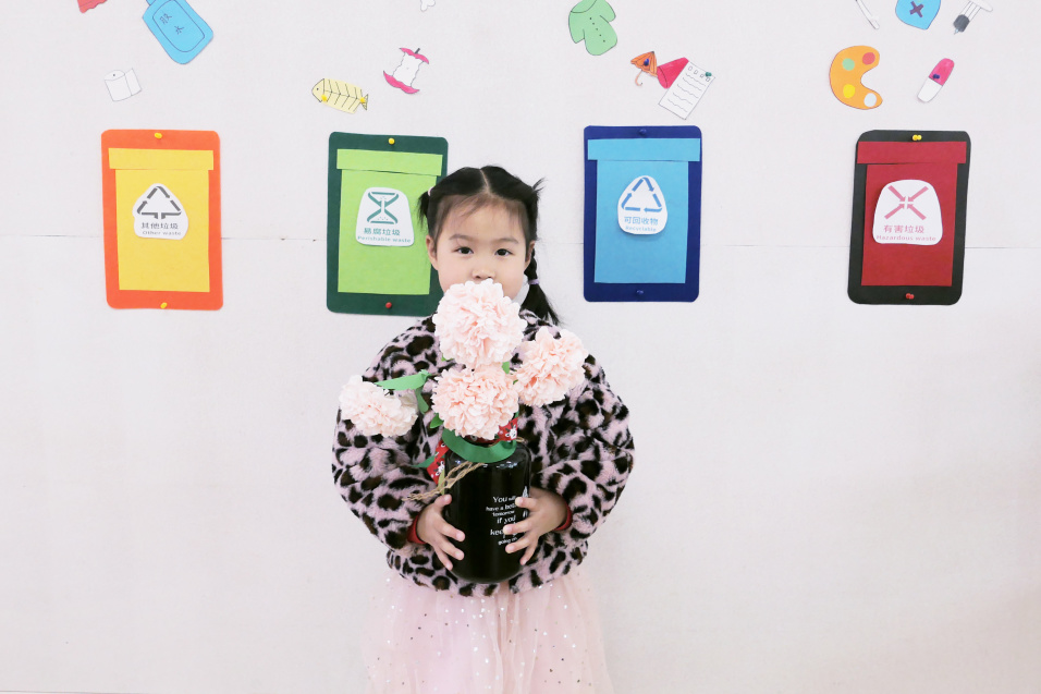 绿色环保创意变废为宝幼儿园手工,春天亲子变废为宝手工活动