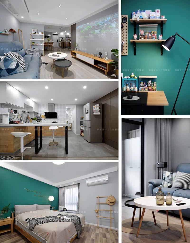 95平北欧风格感受幸福的味道,95平轻奢北欧风格