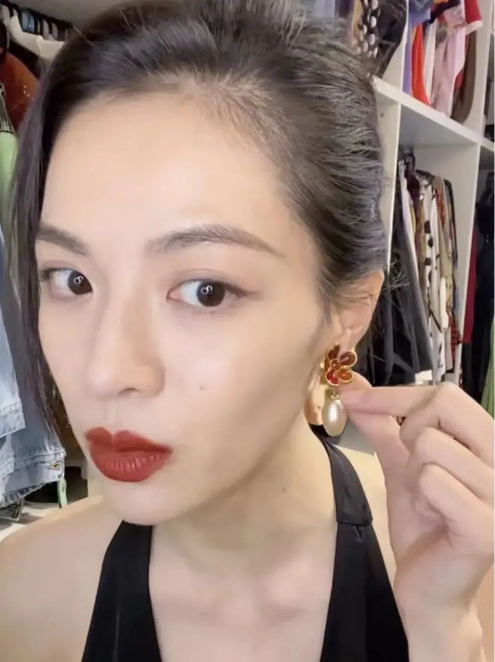 钟楚曦耳环高清图片,钟楚曦耳饰特辑