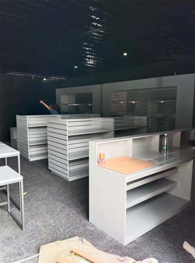 惠东全铝展柜,服装展示柜专业服装展柜定制