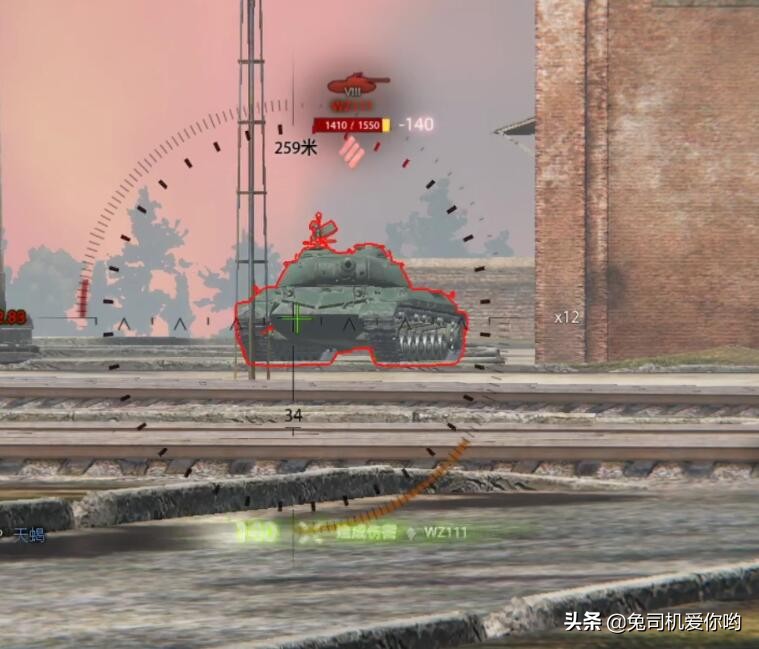 坦克世界闪击战黑豹2支援型中坦,坦克世界德系中坦黑豹逆天射速