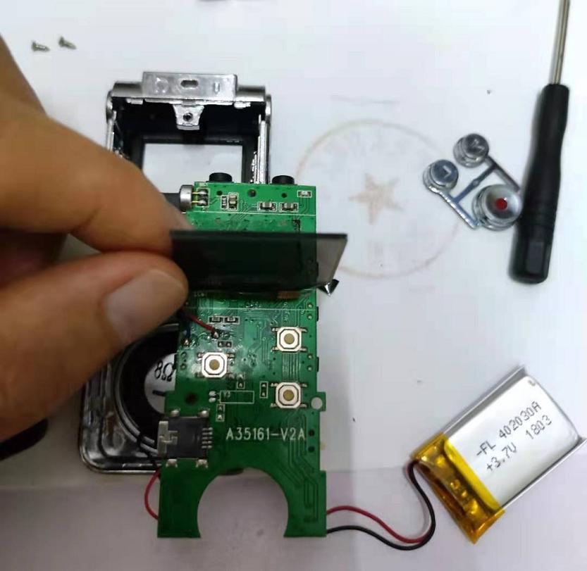 索尼录音笔拆解视频,清华同方录音笔拆解