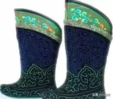 蒙古族传统马靴,蒙古原创服饰黄靴